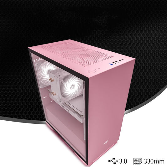 Full Side Magnetic Permeable Glass Computer Case