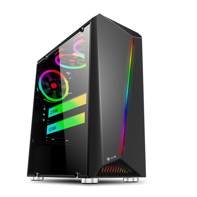 Streamer Computer Case Desktop DIY Full Side Transparent