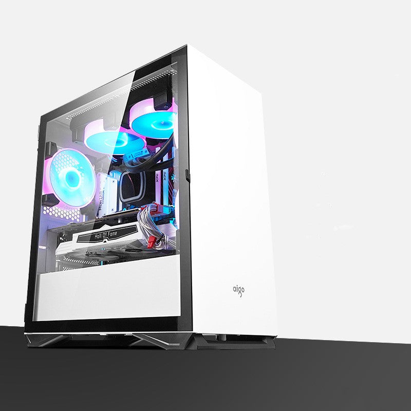 Full Side Magnetic Permeable Glass Computer Case