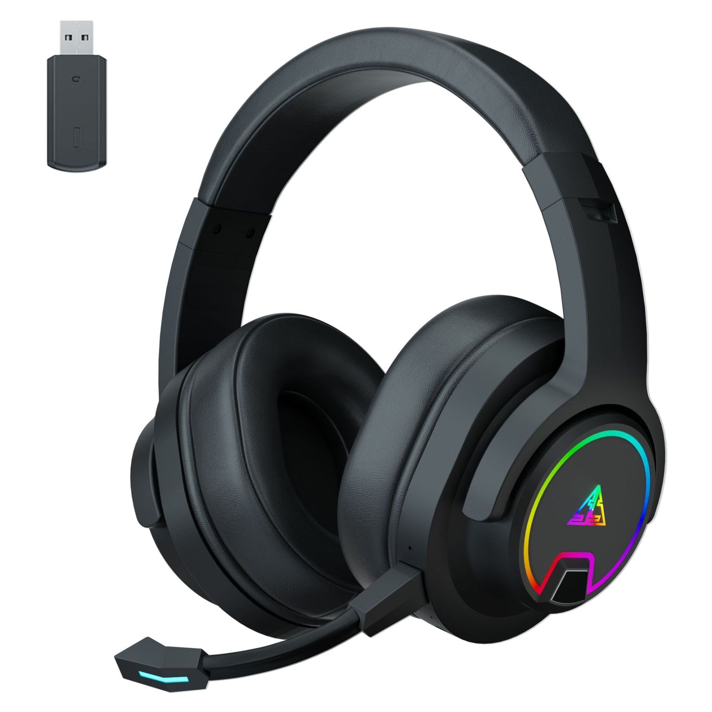 Low-latency Head-mounted Luminous Gaming Headset For E-sports